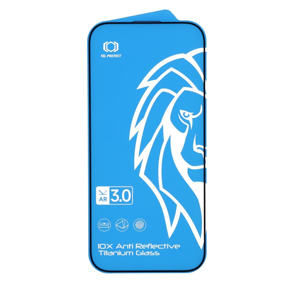Ochranné tvrzené sklo Tel Protect 10X AR 3.0 AntiReflective Titanium pro iPhone 16 - náhled 3