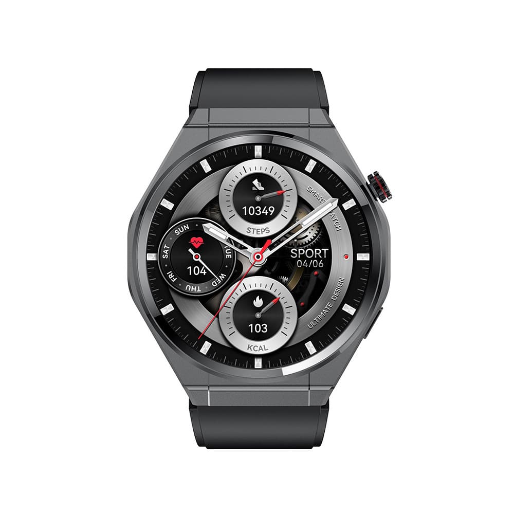 Chytré hodinky Blavec U-02 Kenzo HD AMOLED černé + 1 řemínek - náhled 3