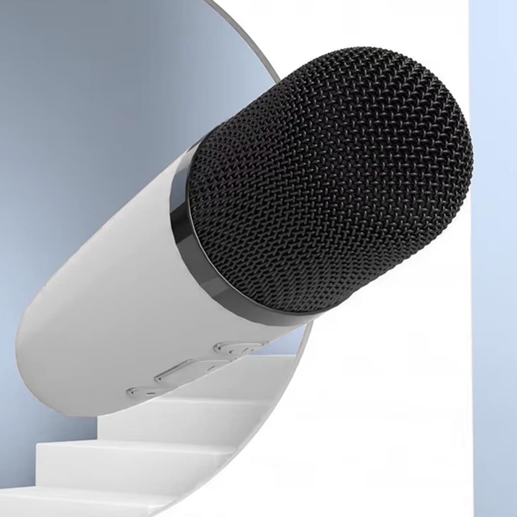 Přenosný Bluetooth reproduktor Blavec WS-07 Karaoke Party s mikrofony bílý - náhled 3