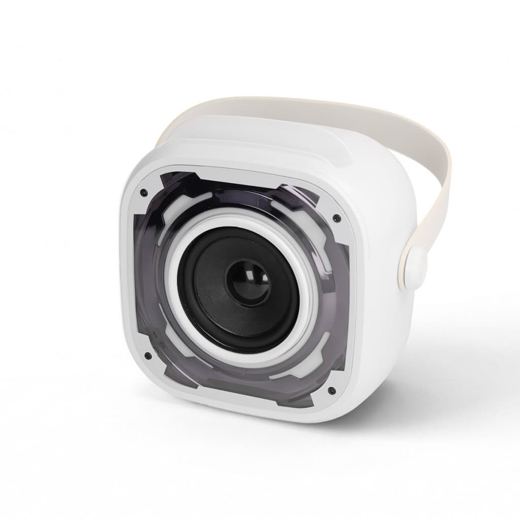 Přenosný Bluetooth reproduktor Blavec WS-08 Karaoke Idol s mikrofony bílý - náhled 3