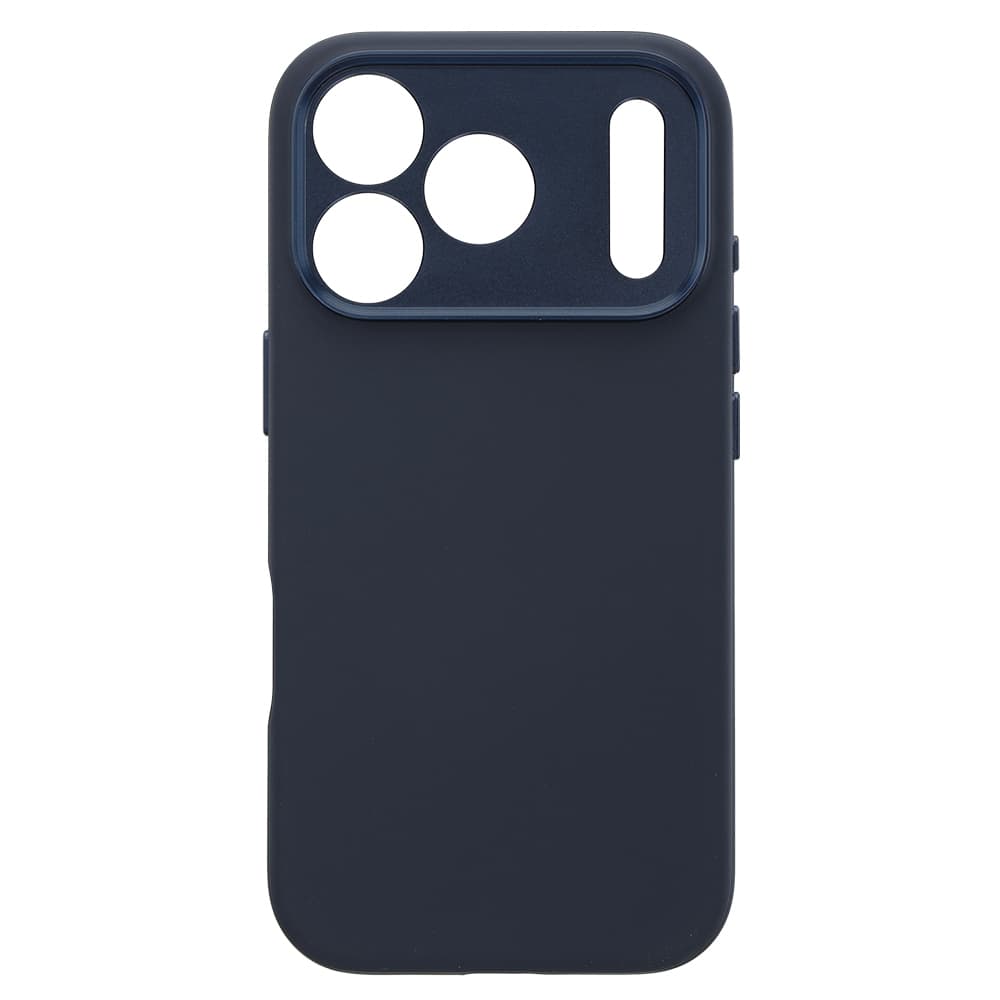 Kryt Liavec Silk Shield s kovovým rámečkem fotoaparátu pro Apple iPhone 17 Pro Max námořnicky modrý - náhled 3