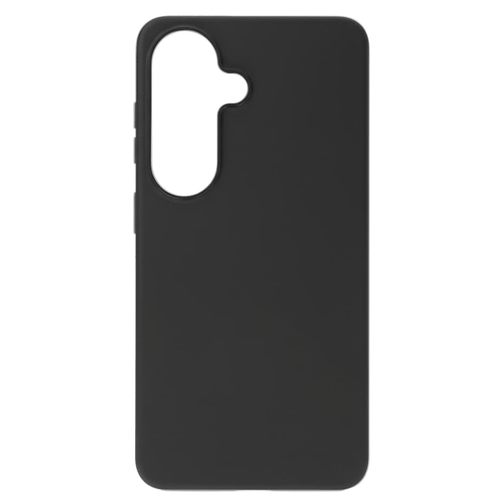 Silikonový kryt Liavec Silky s kovovým rámečkem fotoaparátu pro Samsung Galaxy S26 Plus černý - náhled 3