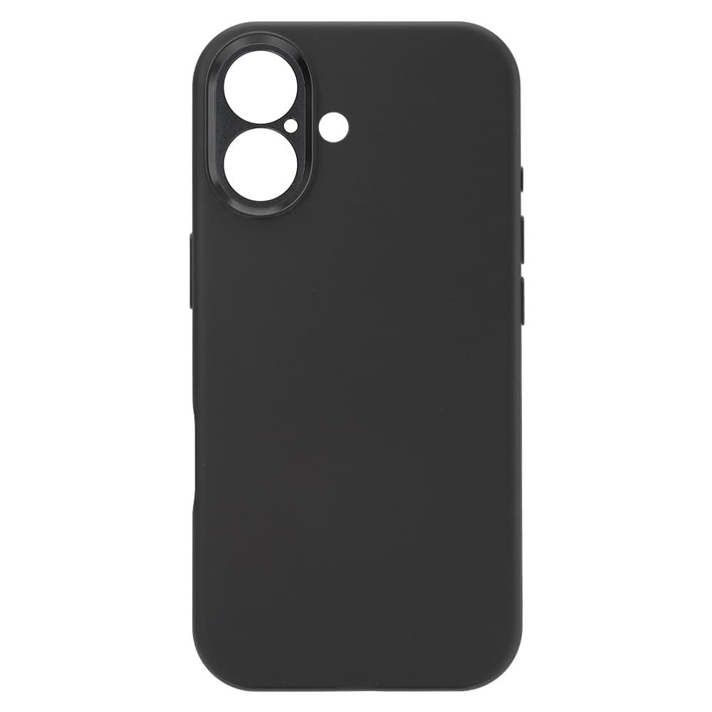 Kryt Liavec Silk Shield s kovovým rámečkem fotoaparátu pro Apple iPhone 17 černý - náhled 3