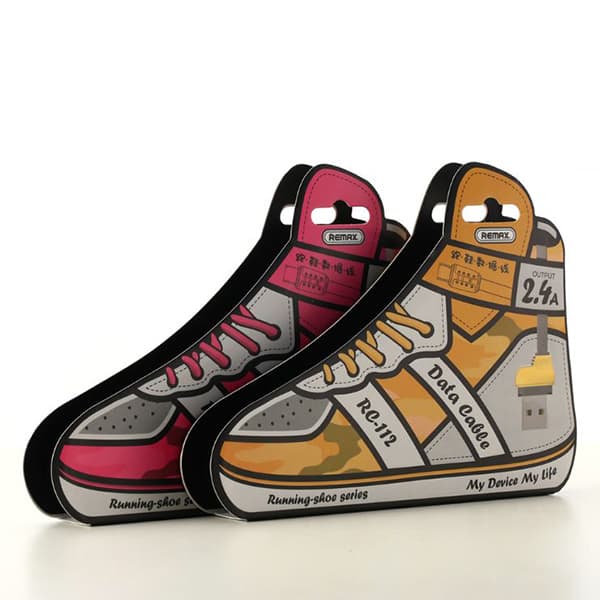 Kabel REMAX Running Shoe RC-112m - USB na Micro USB - 1 metr bílý - náhled 3