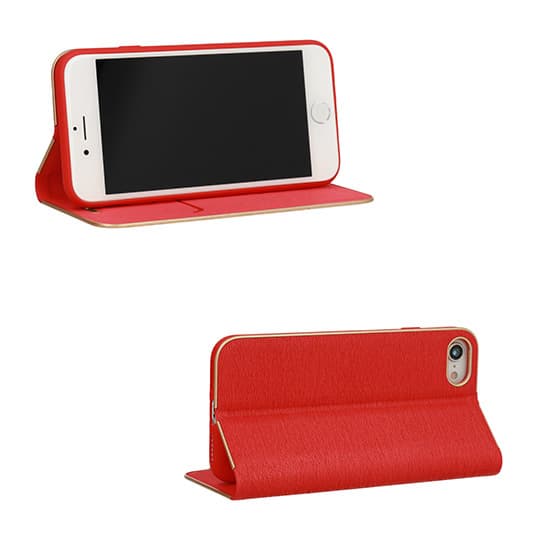Pouzdro Vennus Book s rámečkem pro Iphone 12 Pro Max červené - náhled 3