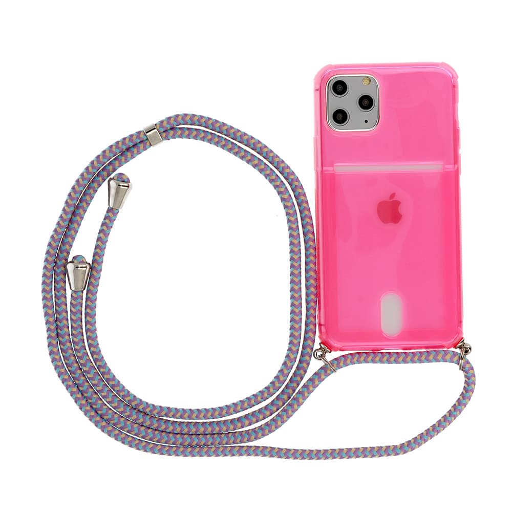 Pouzdro STRAP Fluo pro Iphone 11 Pro Pink - náhled 3