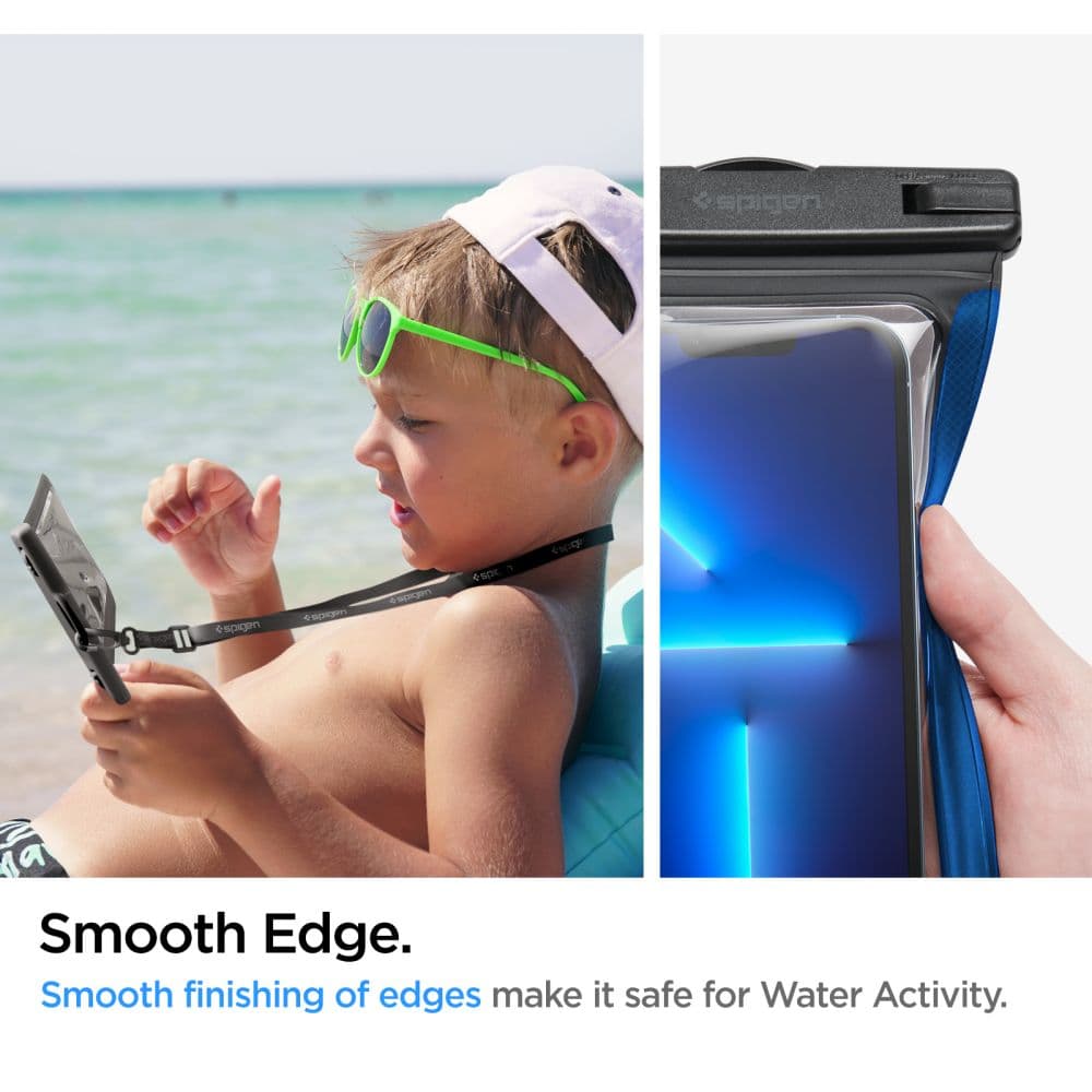 Spigen Vodotěsné pouzdro A601 IPX8 pro telefon 3.5 - 7" Černá - náhled 4