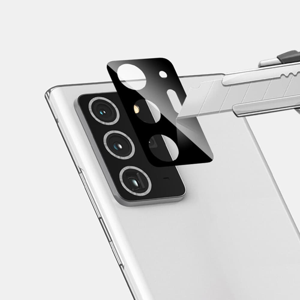 Techsuit Plné sklo fotoaparátu Samsung Galaxy Note 20 Ultra Black - náhled 4