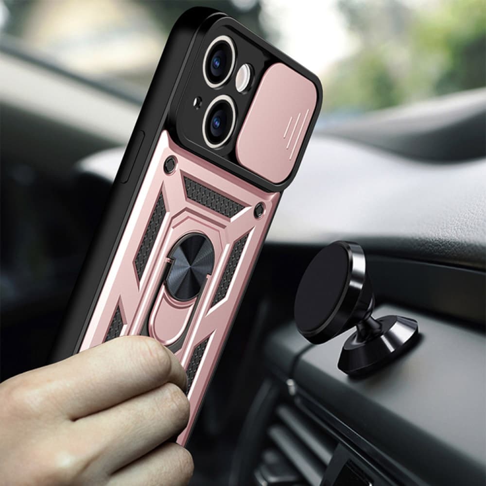 Techsuit CamShield Series iPhone 14 Pro Rose Gold - náhled 4