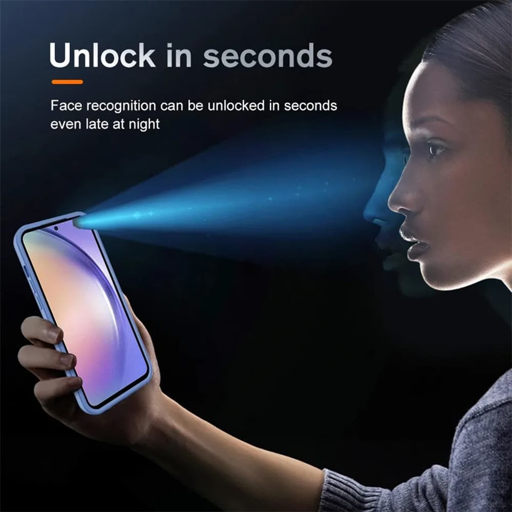 Techsuit ColorVerse 360 Series Screen Protector Samsung Galaxy A54 Blue - náhled 4