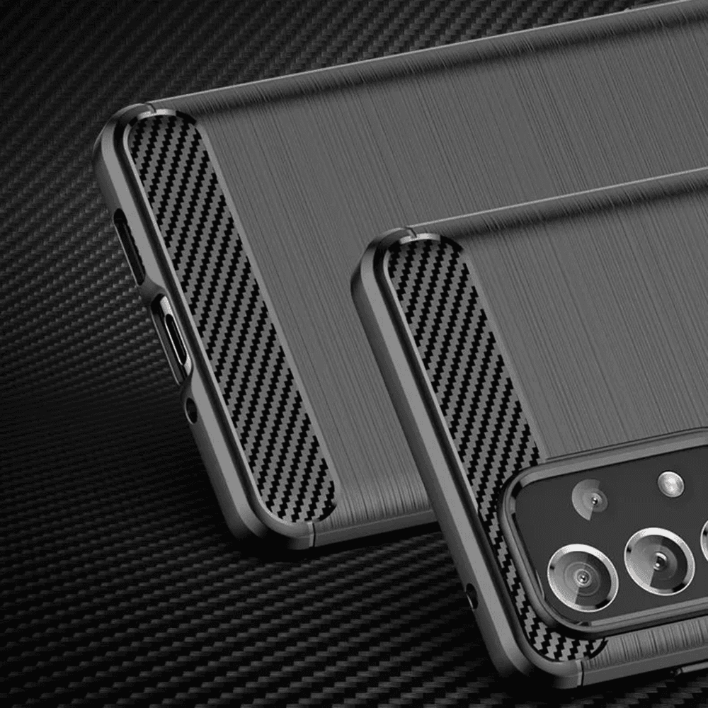 Techsuit Karbon Silikon Samsung Galaxy A13 4G Černý - náhled 4