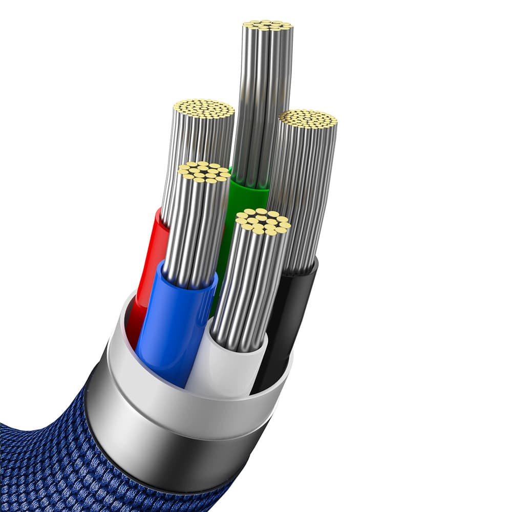 Baseus Kabel Crystal Shine Type-C na Lightning 20W 1.2m Modrý - náhled 4