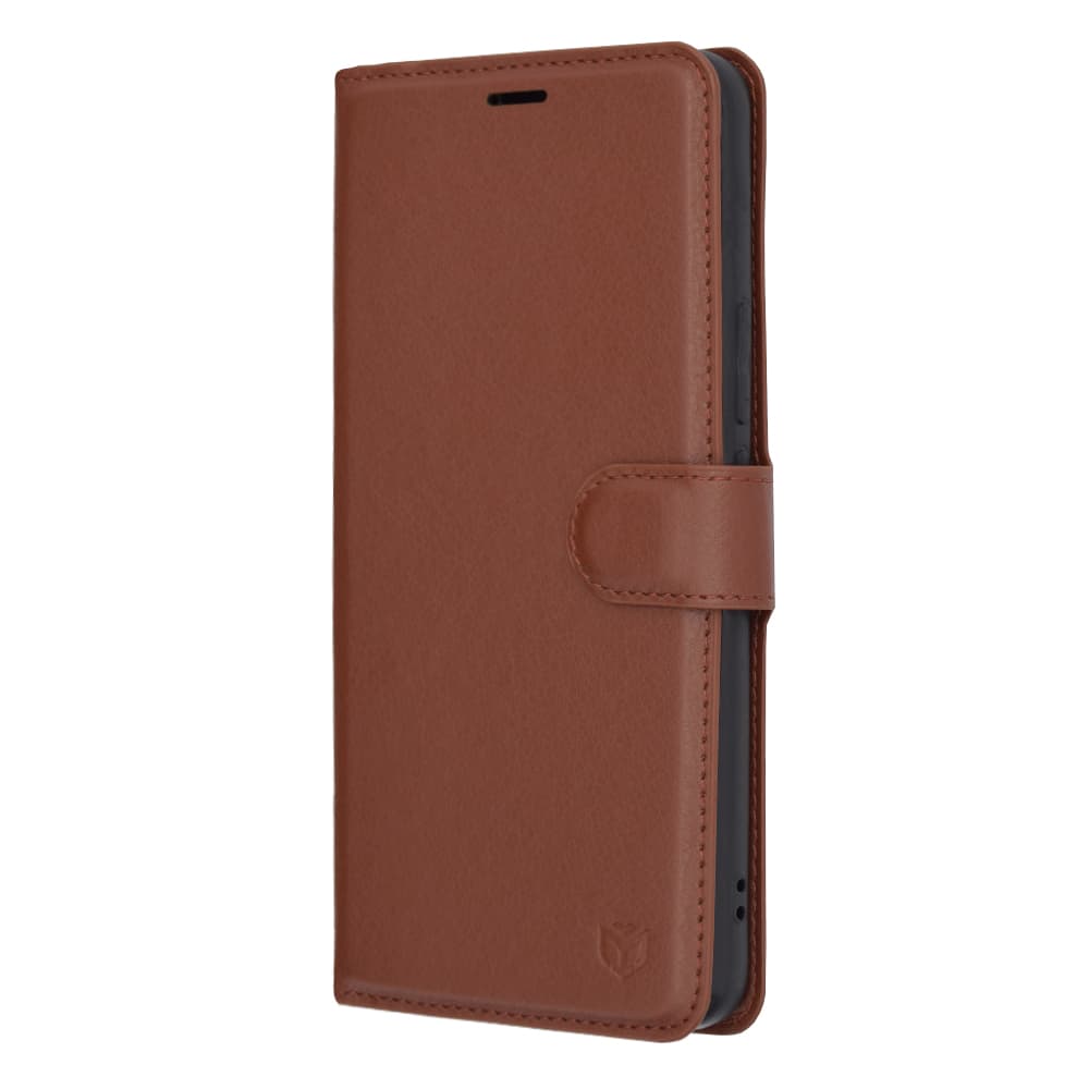 Techsuit Kožené pouzdro Honor Magic5 Pro Hnědý - náhled 4