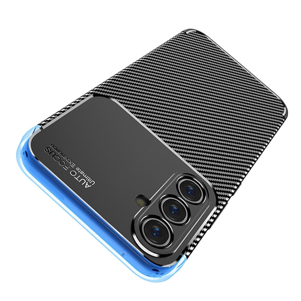 Techsuit CarbonFiber obal Samsung Galaxy A54 černý - náhled 4