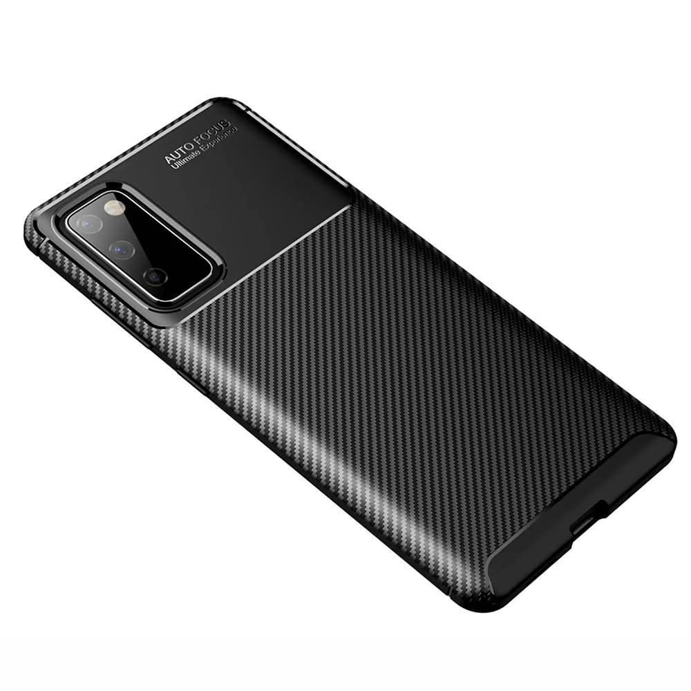 Techsuit CarbonFiber kryt Samsung Galaxy S20 FE 5G Black - náhled 4