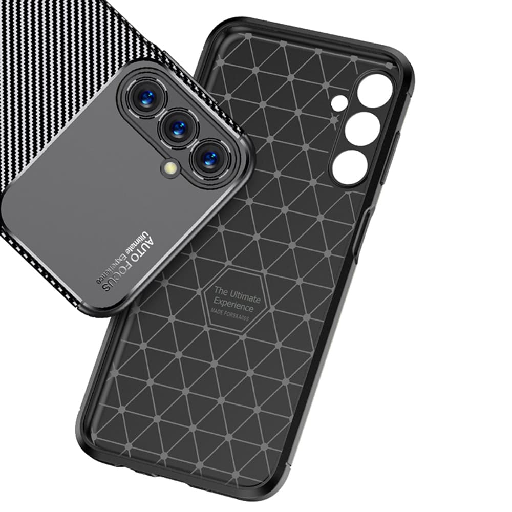 Techsuit CarbonFiber kryt Samsung Galaxy A05s černý - náhled 4