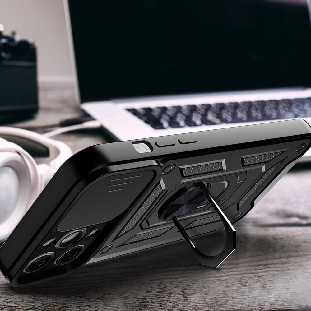 Techsuit CamShield Series iPhone 15 Pro Max zelená - náhled 4