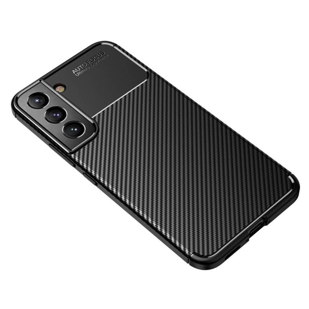 Techsuit CarbonFiber Samsung Galaxy S21 5G Black - náhled 4