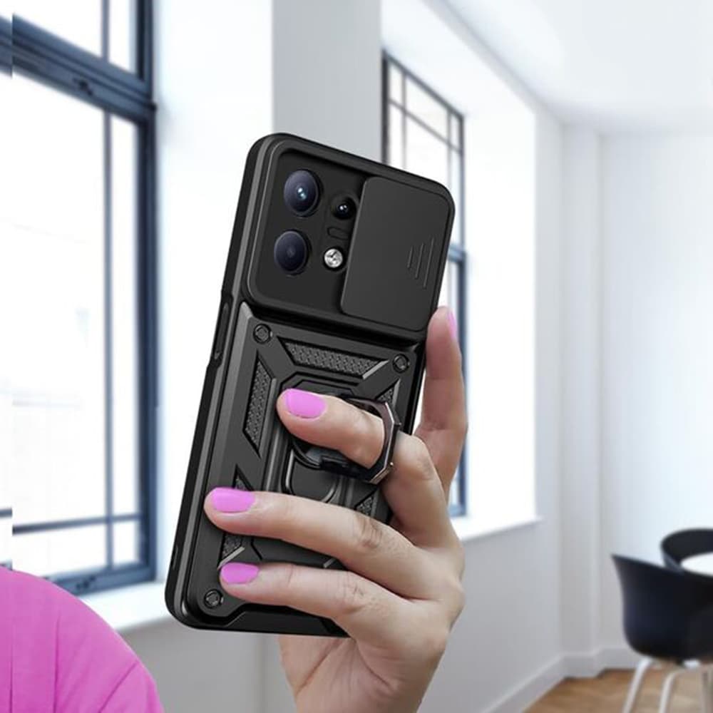 Techsuit CamShield Series Motorola Edge 50 Pro Black - náhled 4