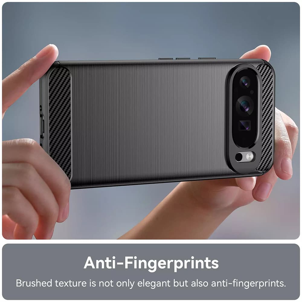 Techsuit CarbonSilicone kryt na Google Pixel 9 Pro XL modrý - náhled 4