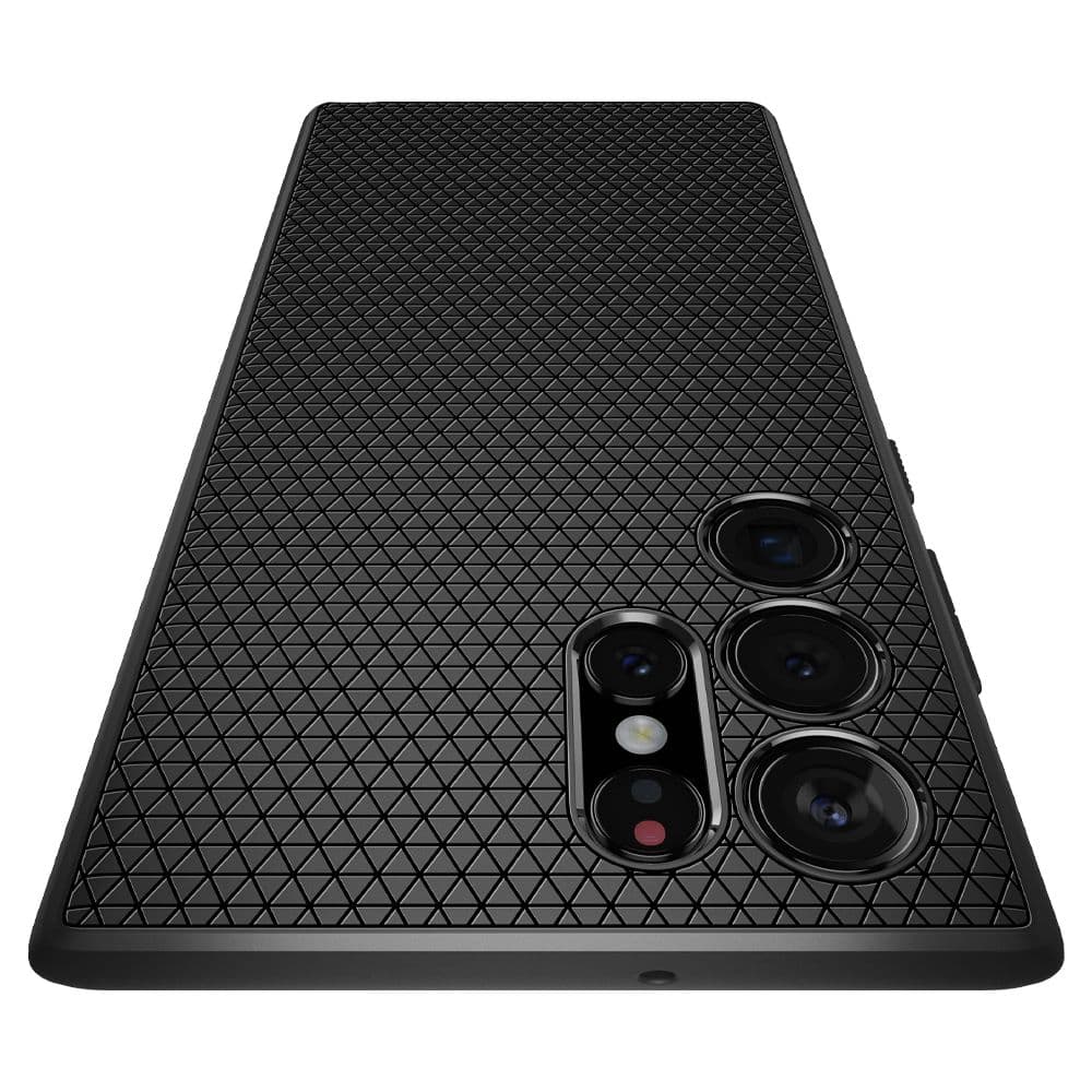 Spigen Tekutý Vzduch Samsung Galaxy S22 Ultra Černý - náhled 4