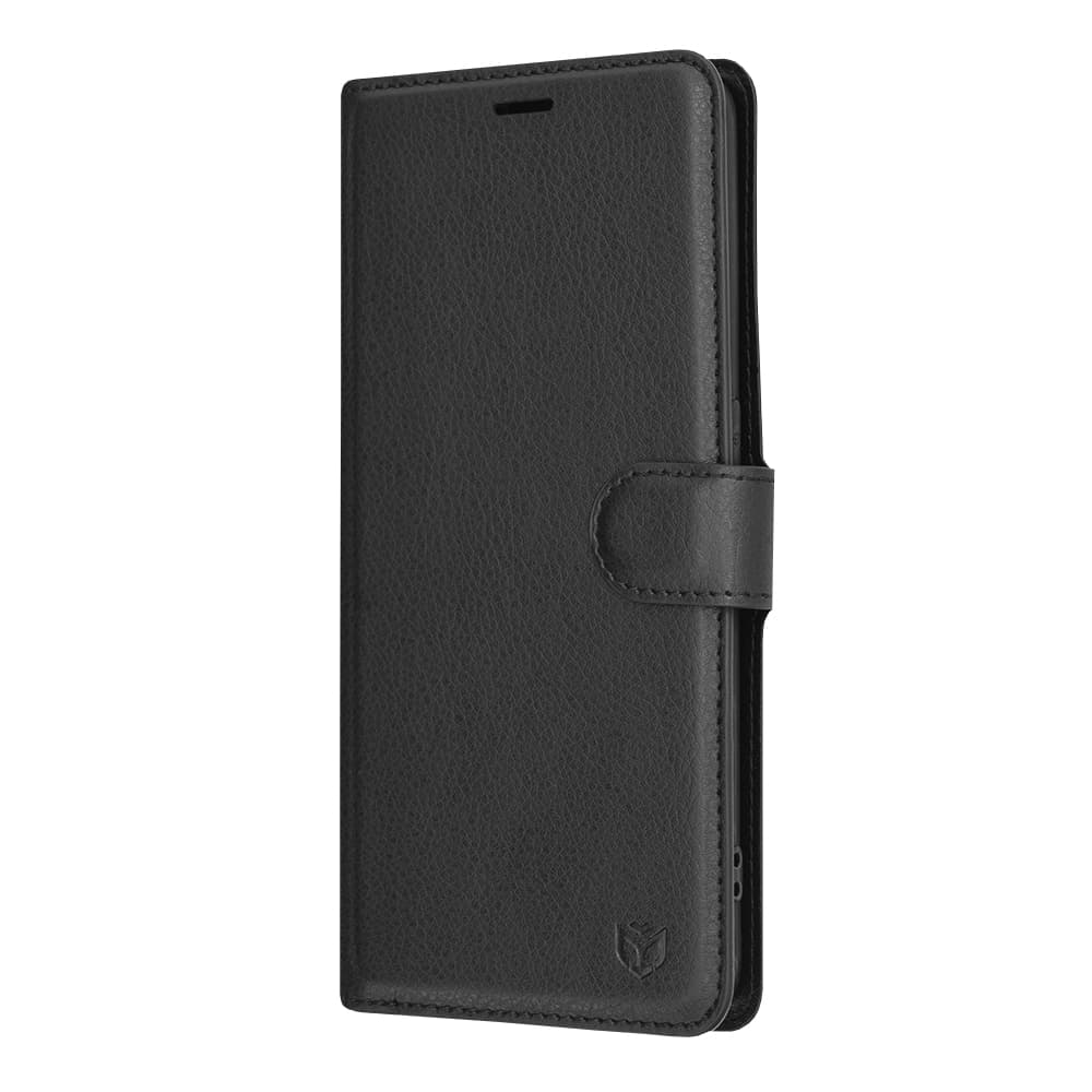 Techsuit Kožené pouzdro Oppo Reno5 Lite Oppo A94 4G Černé - náhled 4