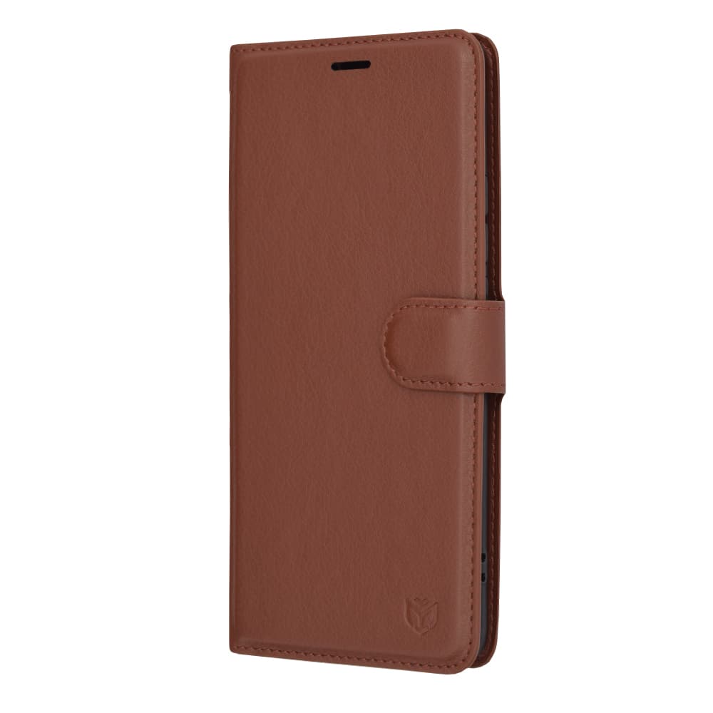 Techsuit Kožené pouzdro Oppo Reno10 Reno10 Pro Hnědá - náhled 4