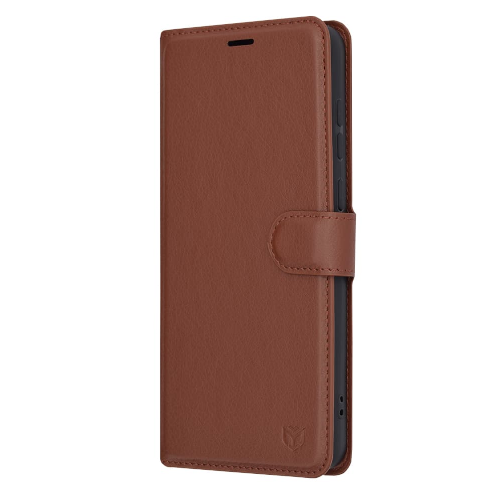 Techsuit Kožené pouzdro Samsung Galaxy A05 Brown - náhled 4