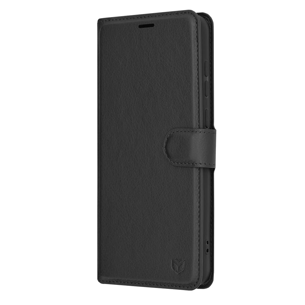 Techsuit Kožené pouzdro Samsung Galaxy A05 Black - náhled 4