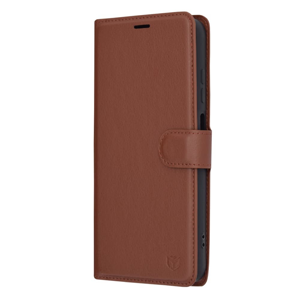 Techsuit Kožené pouzdro Samsung Galaxy A05s Brown - náhled 4