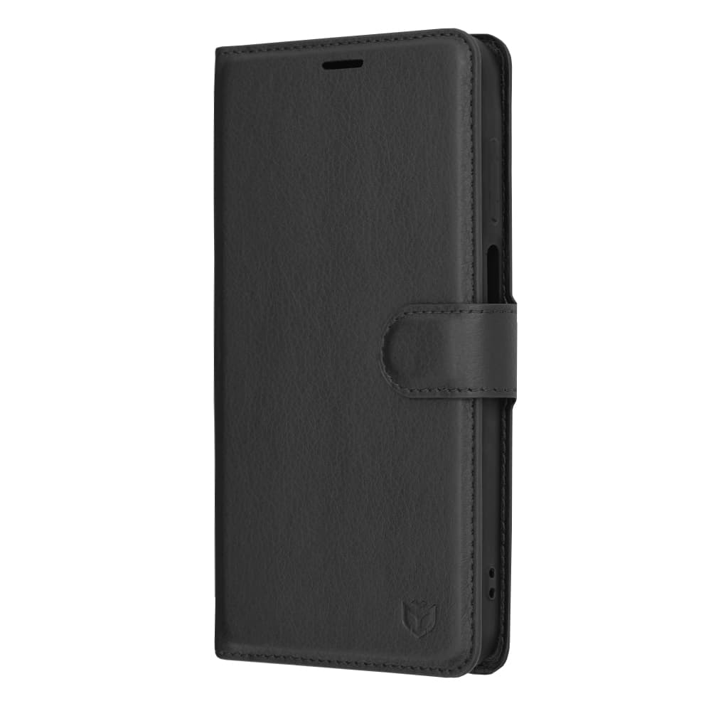 Techsuit Kožené pouzdro Samsung Galaxy A15 4G A15 5G Černá - náhled 4