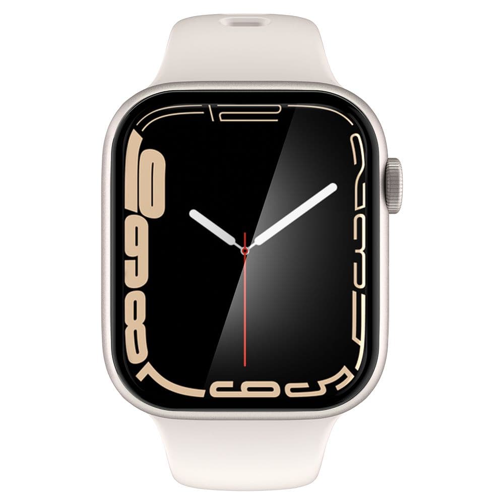 Spigen ProFlex EZ Fit 2 kusy Apple Watch 7 8 9 45mm Černá - náhled 4