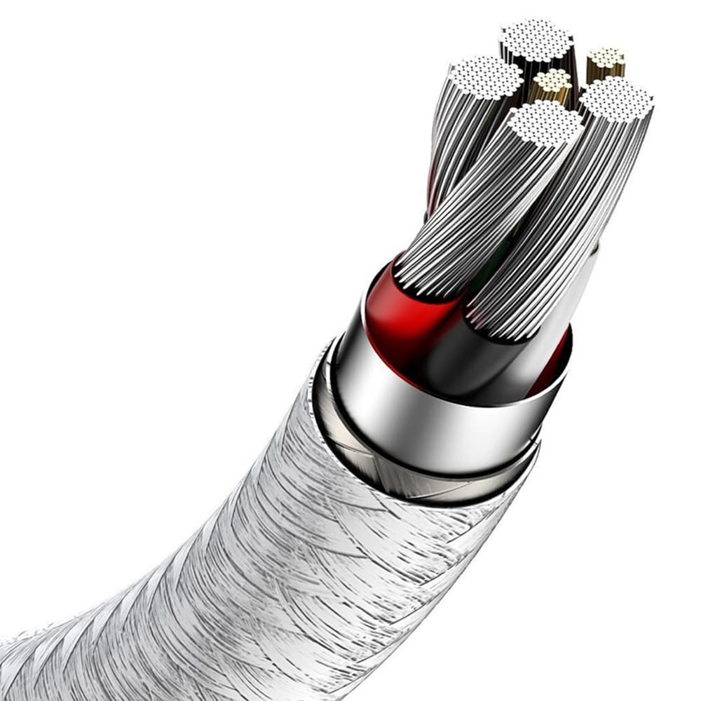 Baseus Kabel Cafule USB na Type-C 66W 2m Bílý - náhled 4