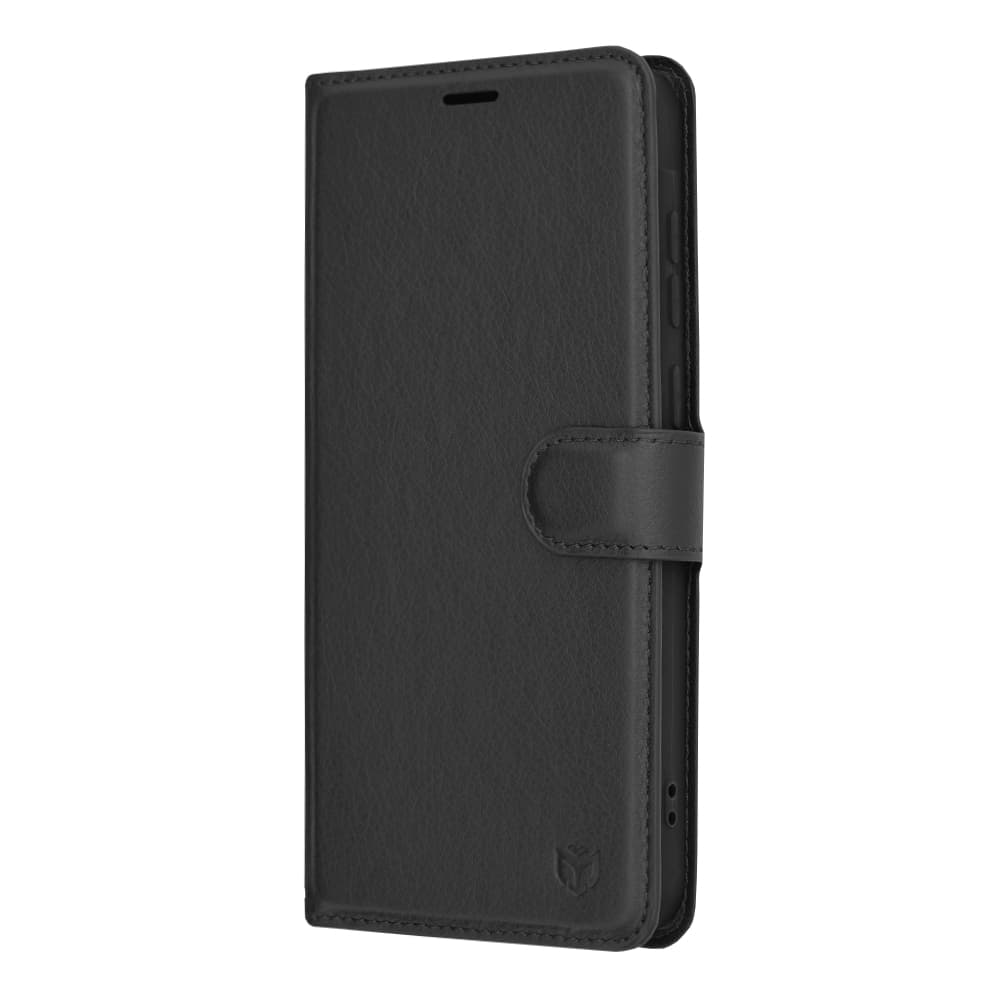 Techsuit Kožené pouzdro Samsung Galaxy A35 5G Black - náhled 4