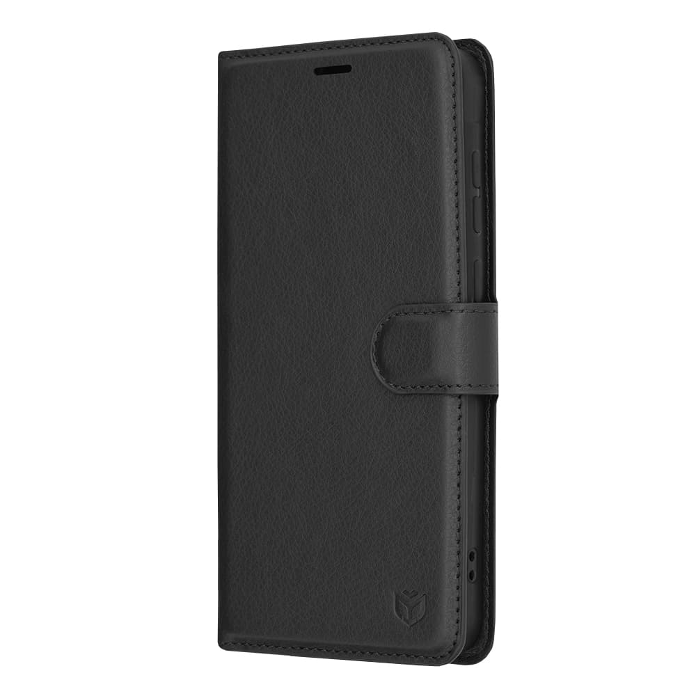 Techsuit Kožené pouzdro Samsung Galaxy A55 5G Černá - náhled 4