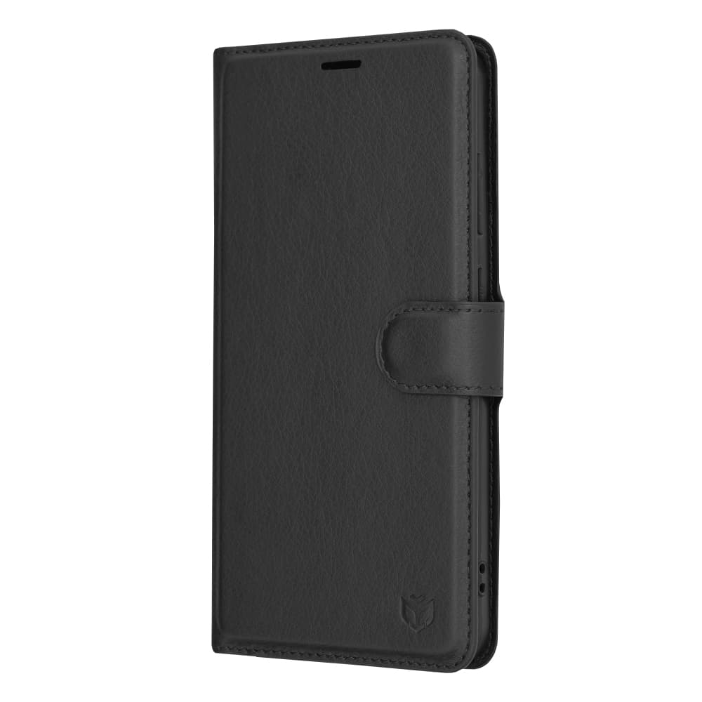Techsuit Kožené pouzdro Samsung Galaxy S24 Plus Černé - náhled 4