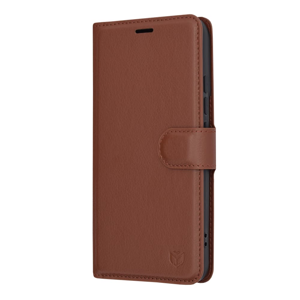 Techsuit Kožené pouzdro Xiaomi 14 Hnědé - náhled 4