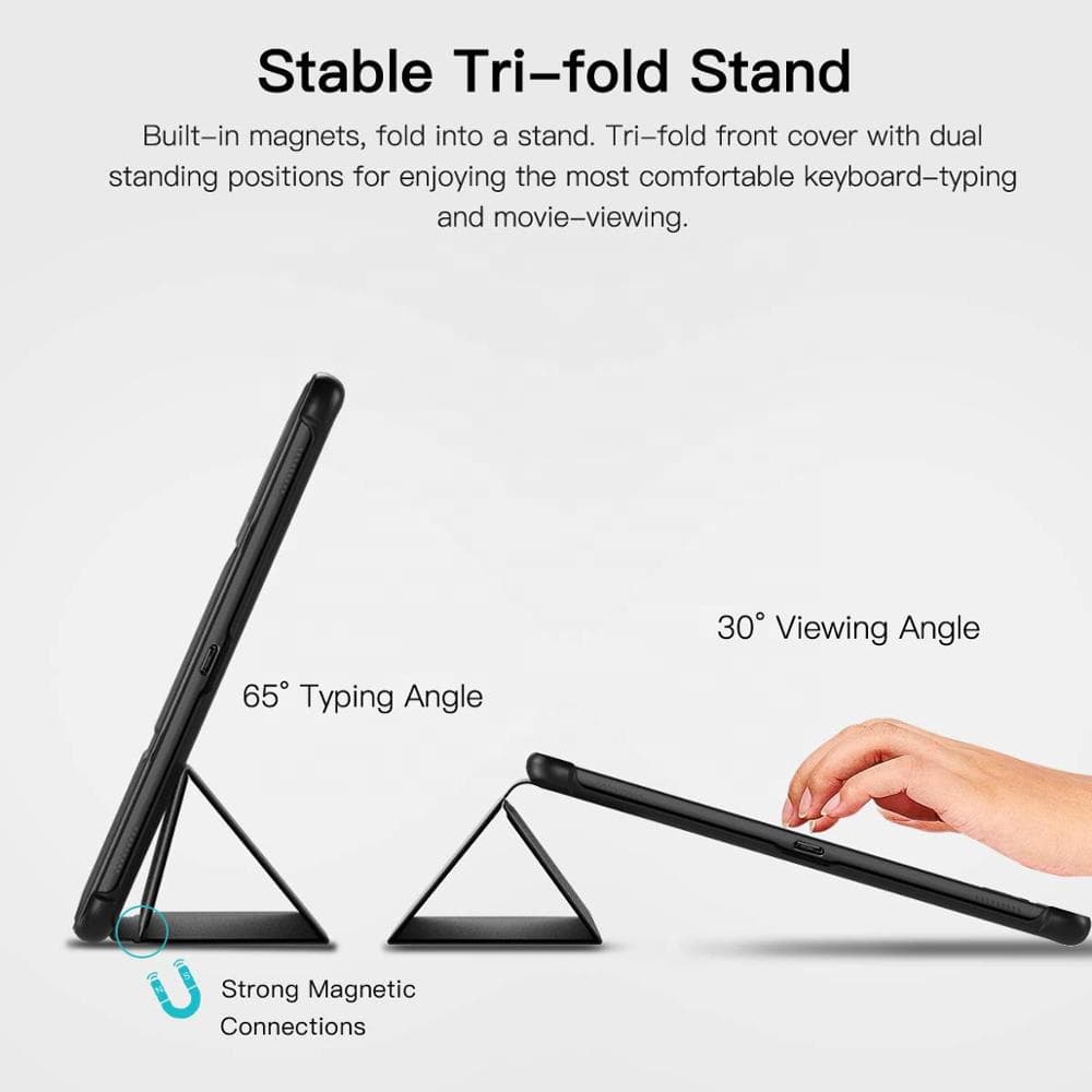 Techsuit Skládací Pro Samsung Galaxy Tab S5e 10.5 T720 T725 Černá - náhled 4