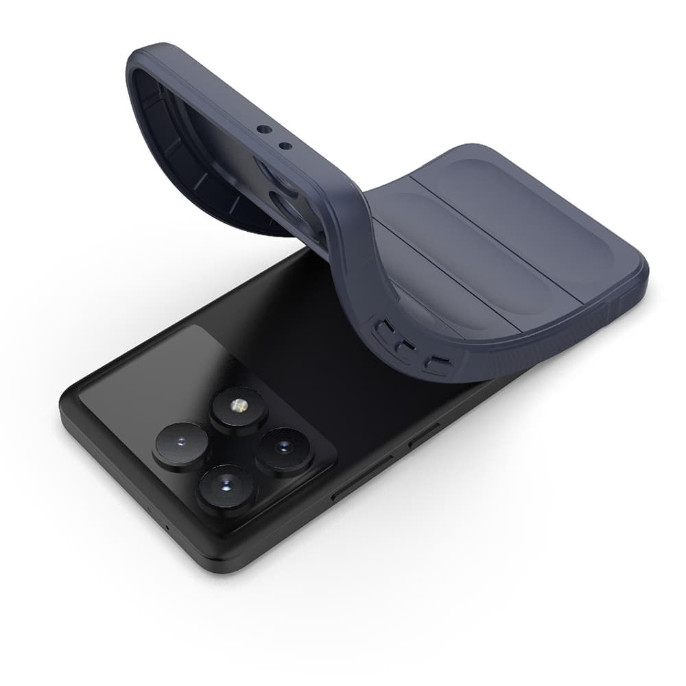 Techsuit Magický štít Xiaomi Poco F6 Pro Modrý - náhled 4