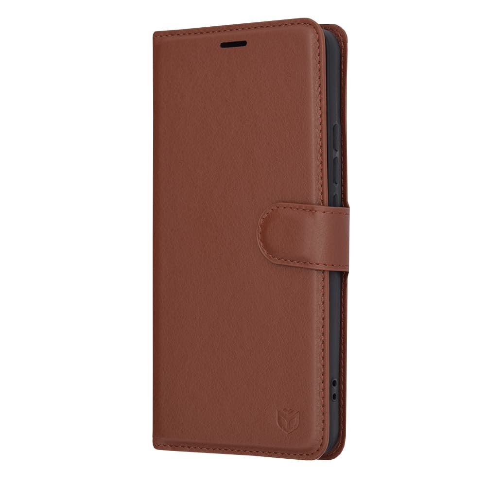Techsuit Kožené pouzdro Xiaomi Poco X6 Pro Hnědý - náhled 4
