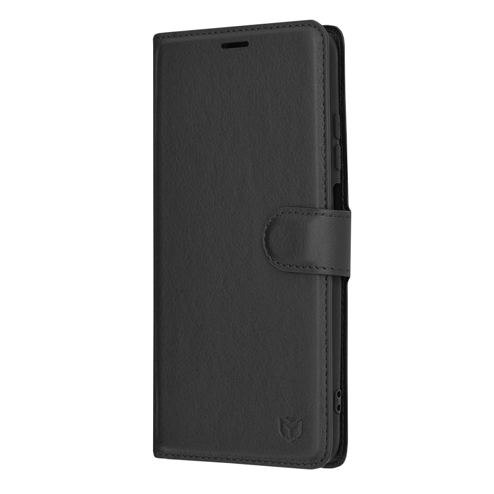 Techsuit Kožené pouzdro Xiaomi Redmi 10 Redmi 10 2022 Černé - náhled 4