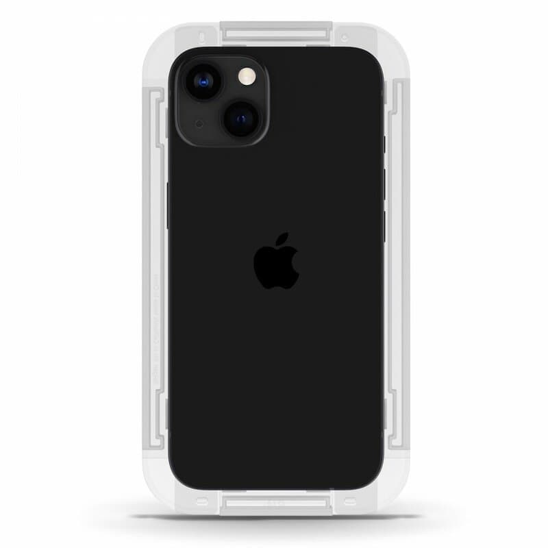Spigen Glas.tR EZ-FIT 2 kusy Čiré pro iPhone 13 13 Pro 14 16e - náhled 4