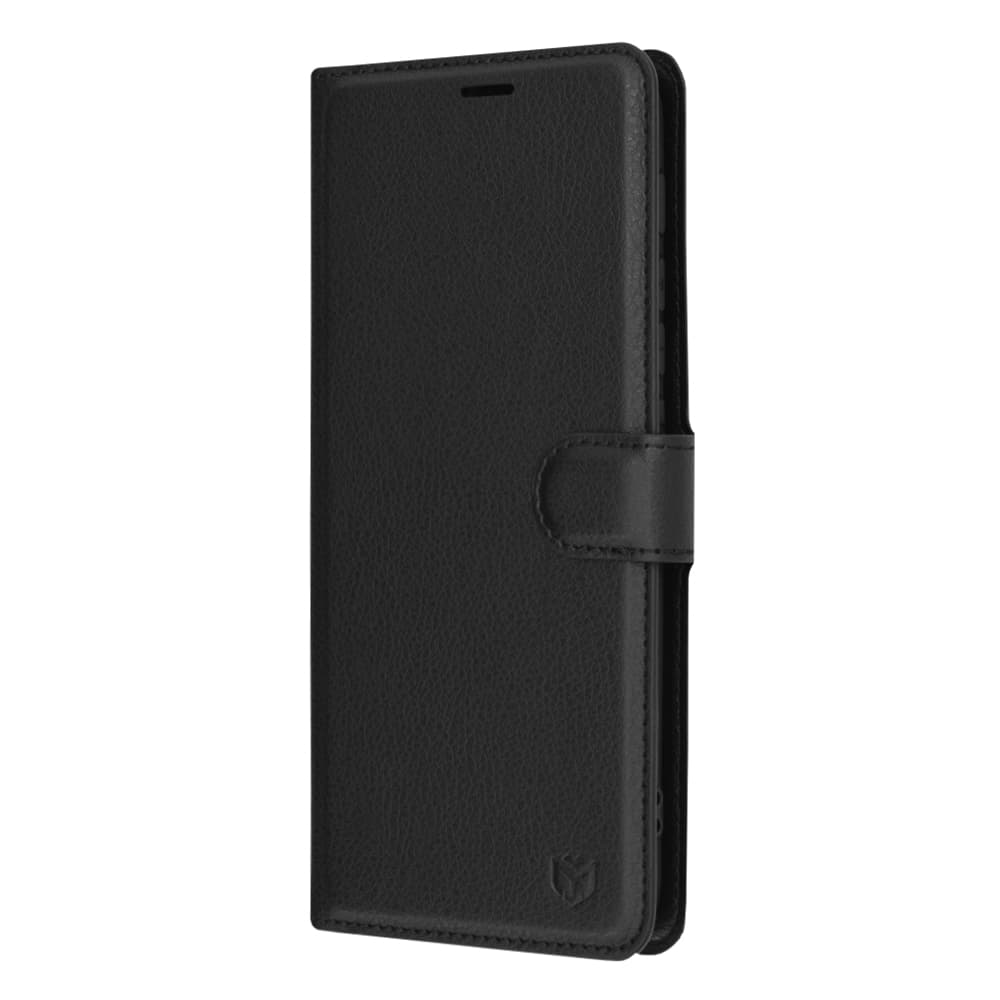 Techsuit Kožené pouzdro Motorola Moto G10 Moto G20 Moto G30 Černá - náhled 4