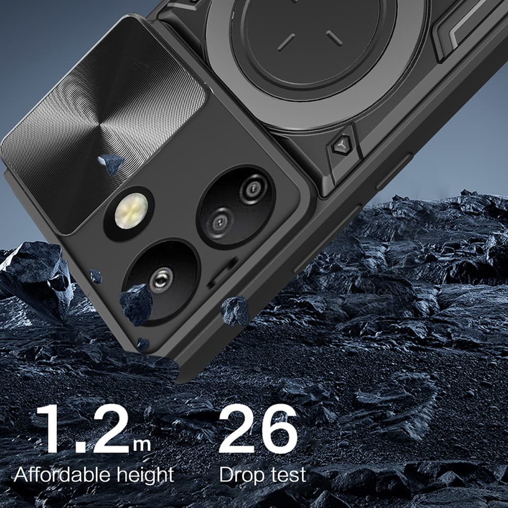 Techsuit CamGuard Pro Xiaomi Redmi 13C 4G Poco C65 Černá - náhled 4