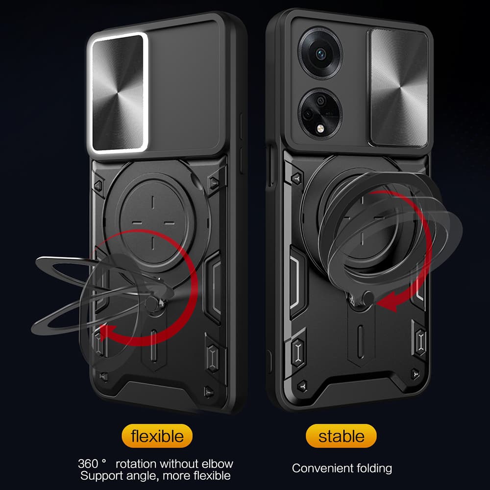 Techsuit CamGuard Pro Oppo A98 5G Černá - náhled 4