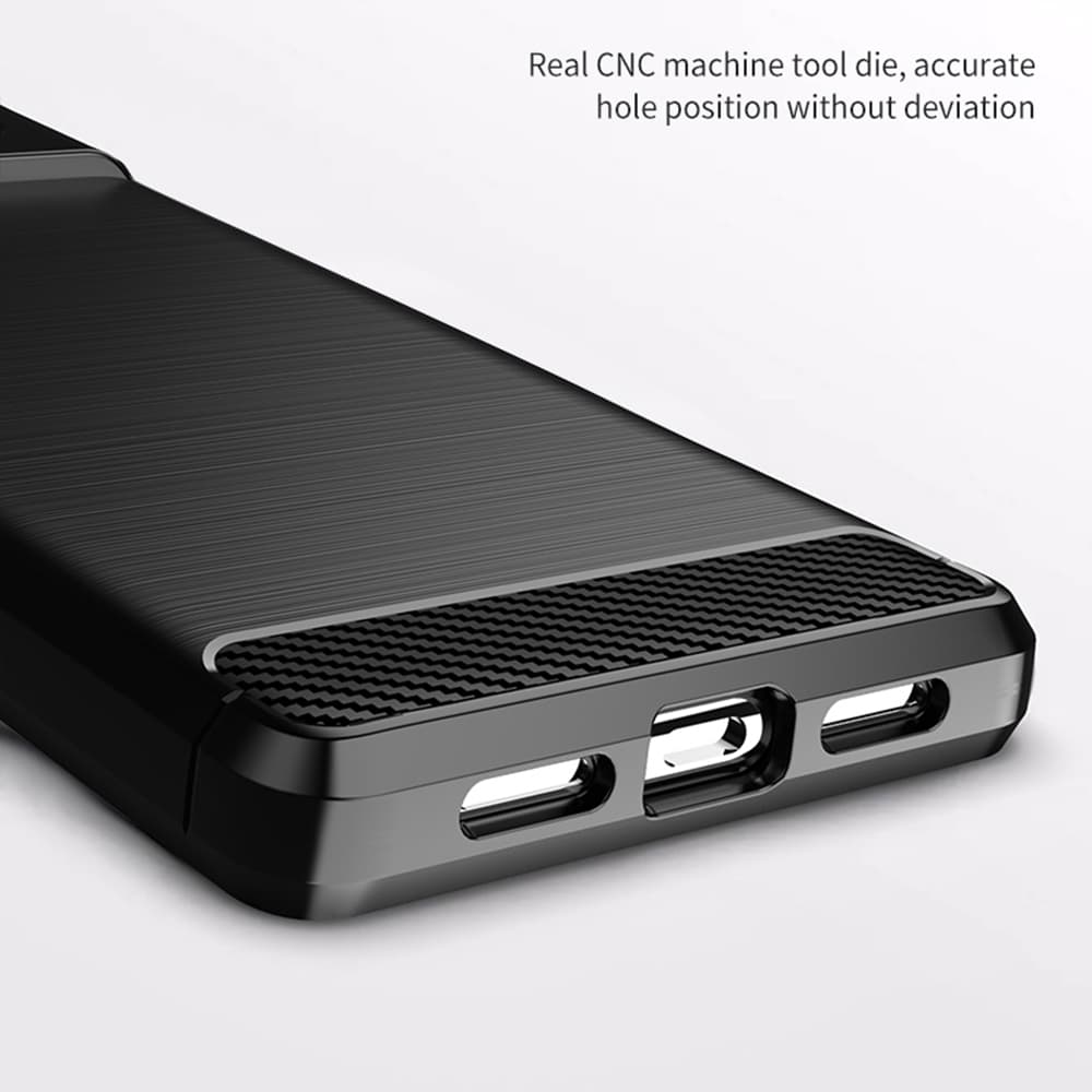 Techsuit Karbon Silikon Google Pixel 6 Černá - náhled 4