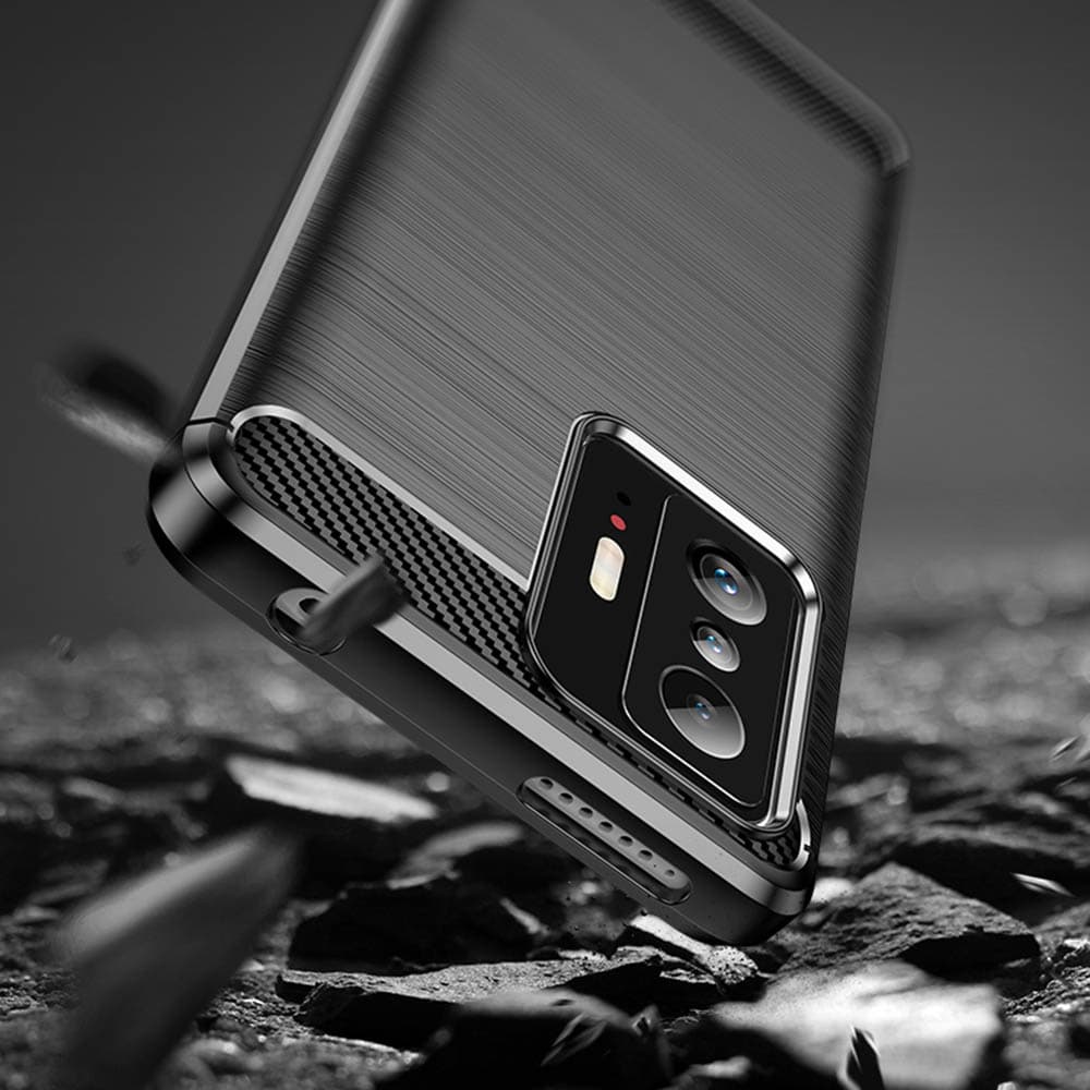 Techsuit Karbon Silikon Xiaomi 11T 11T Pro Černý - náhled 4