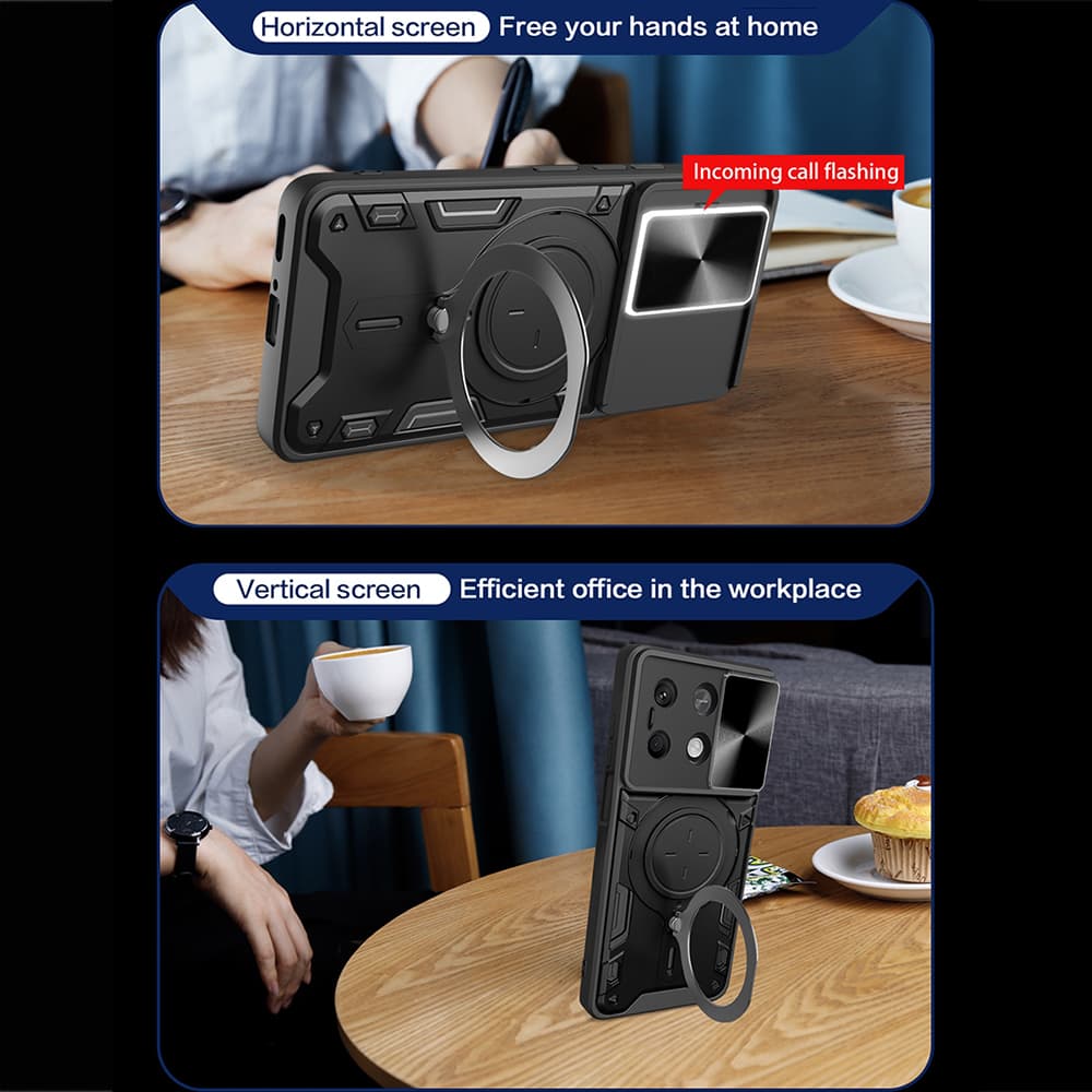 Techsuit CamGuard Pro Xiaomi Redmi Note 13 4G Černá - náhled 4