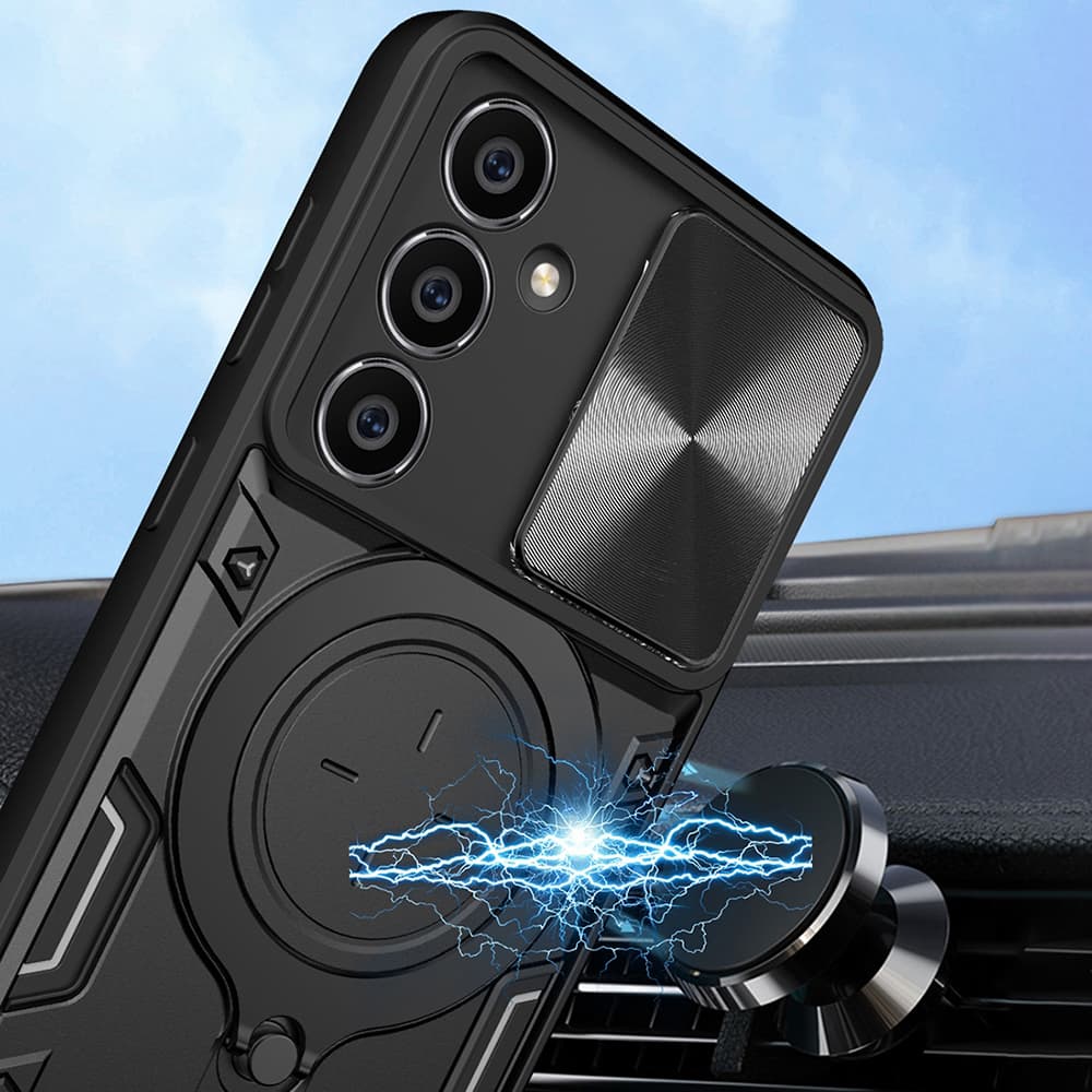 Techsuit Chránič kamery Pro Samsung Galaxy A15 4G A15 5G Černá - náhled 4
