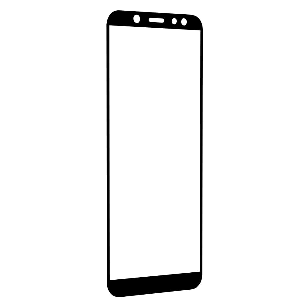 Techsuit 111D Full Cover Full Glue Sklo Samsung Galaxy A6 2018 Černá - náhled 4